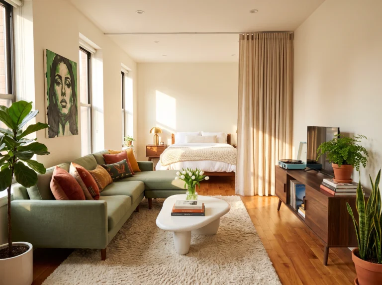 17 Cozy Color Palette Ideas for Anyone Living in a Studio Apartment