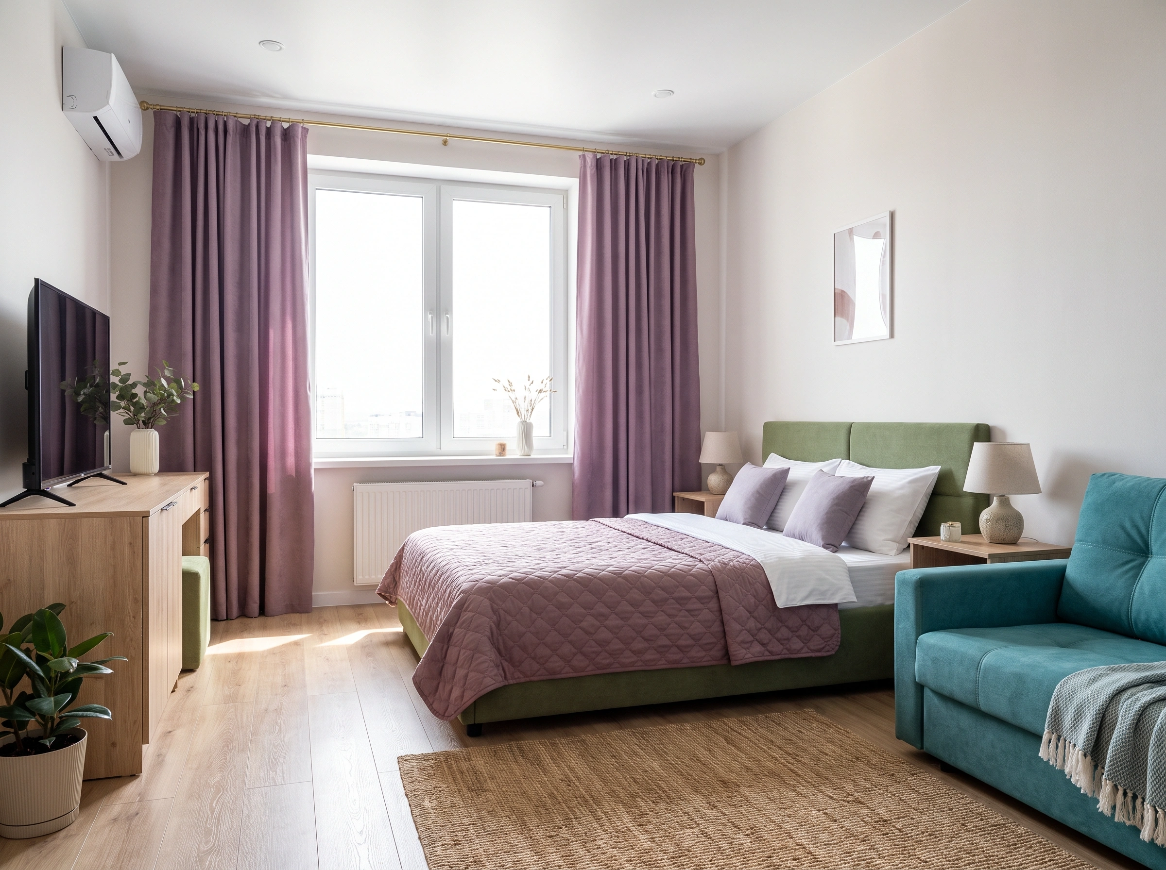 Living in a Studio Apartment Here's How to Style Your Wall Art