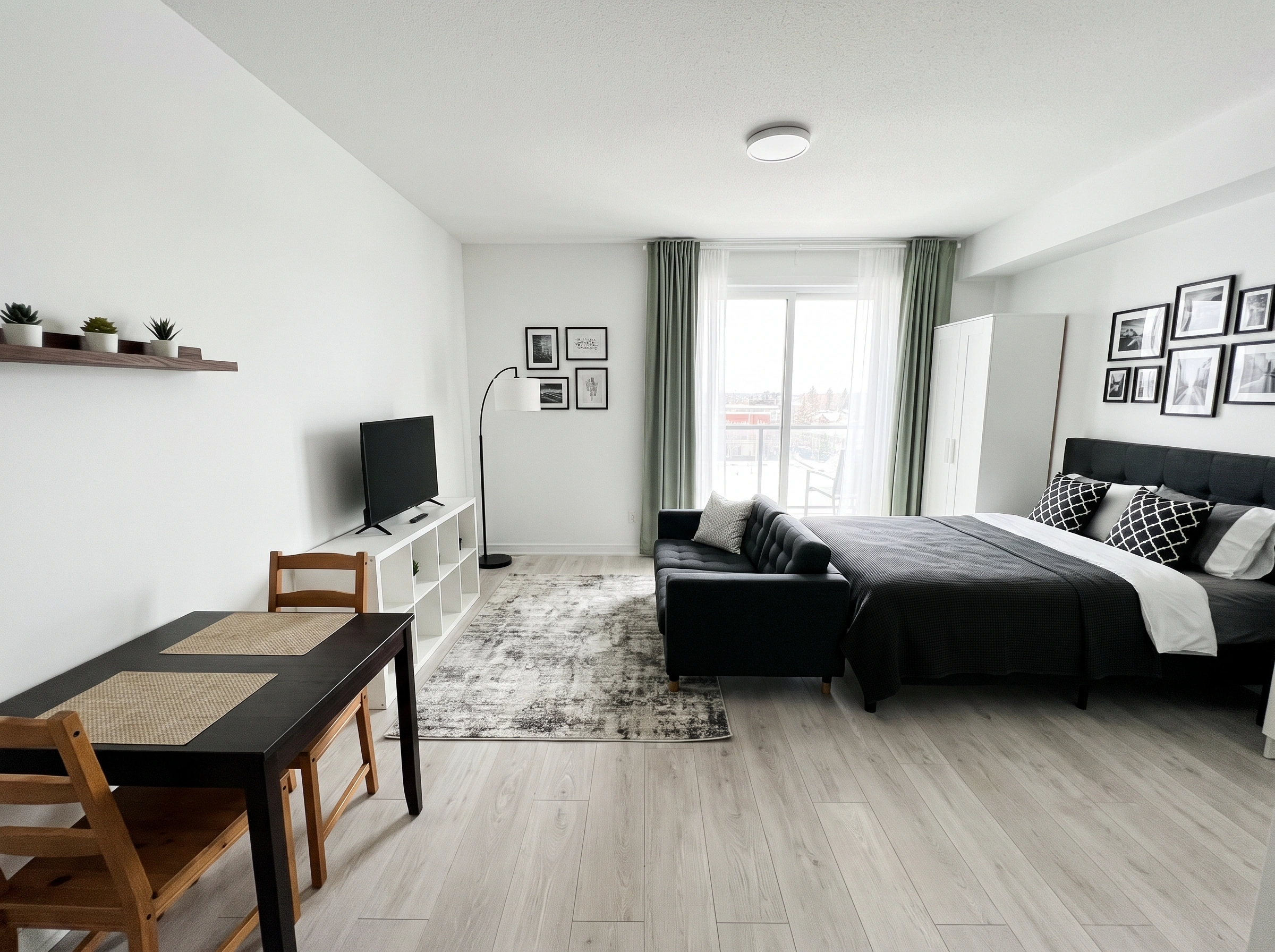 Minimalist Studio Apartment Bedroom Ideas