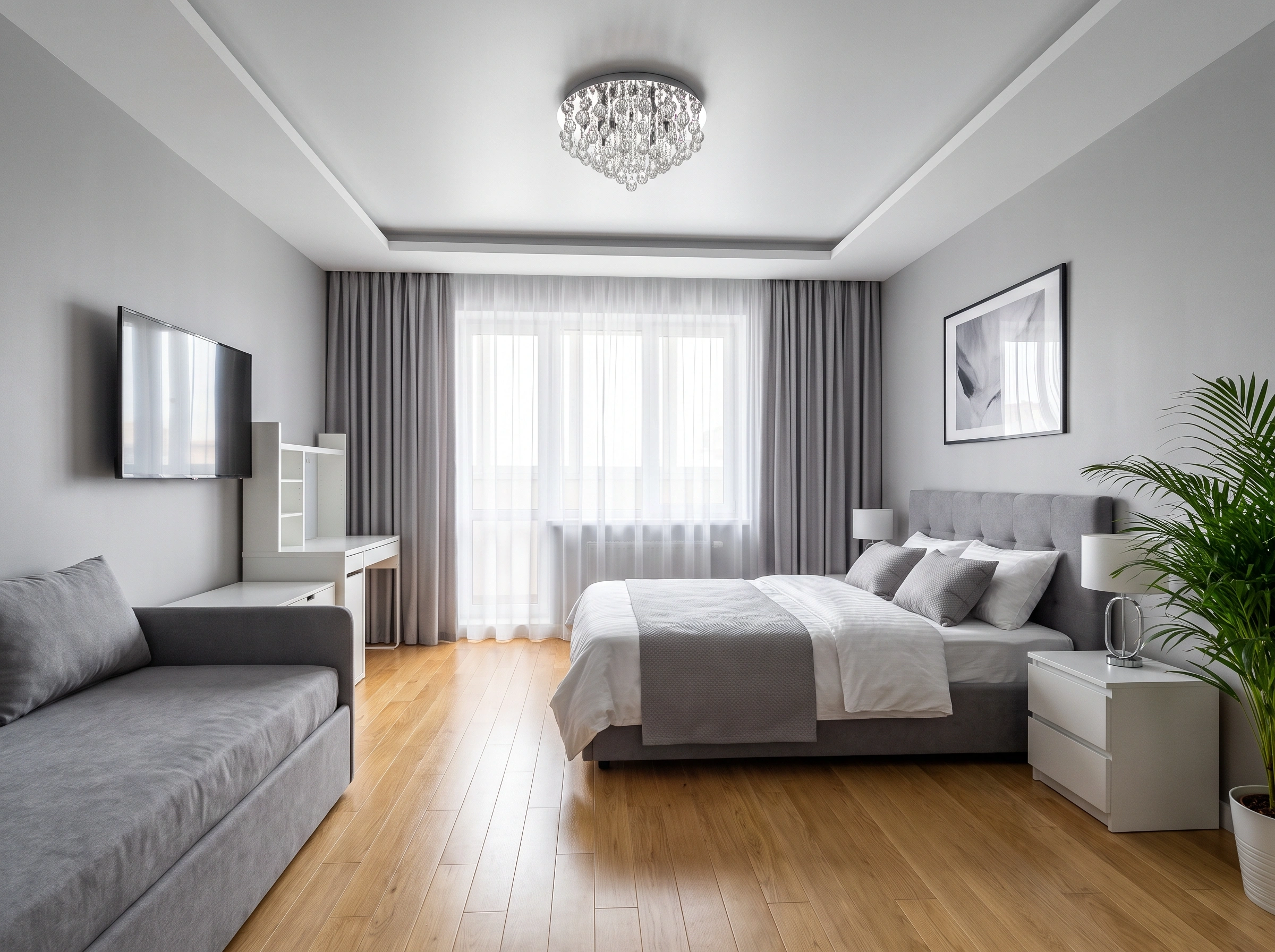 Studio Apartment Ideas With Clean Interior Design