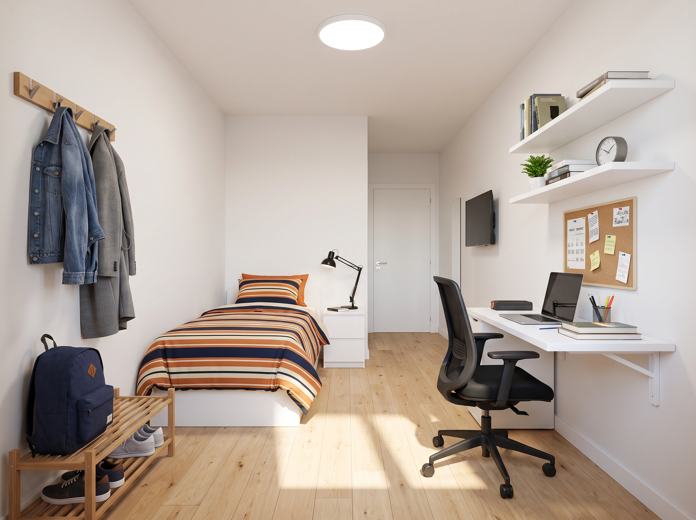 Studio Apartment Ideas for Creatives Who Need a Work Zone