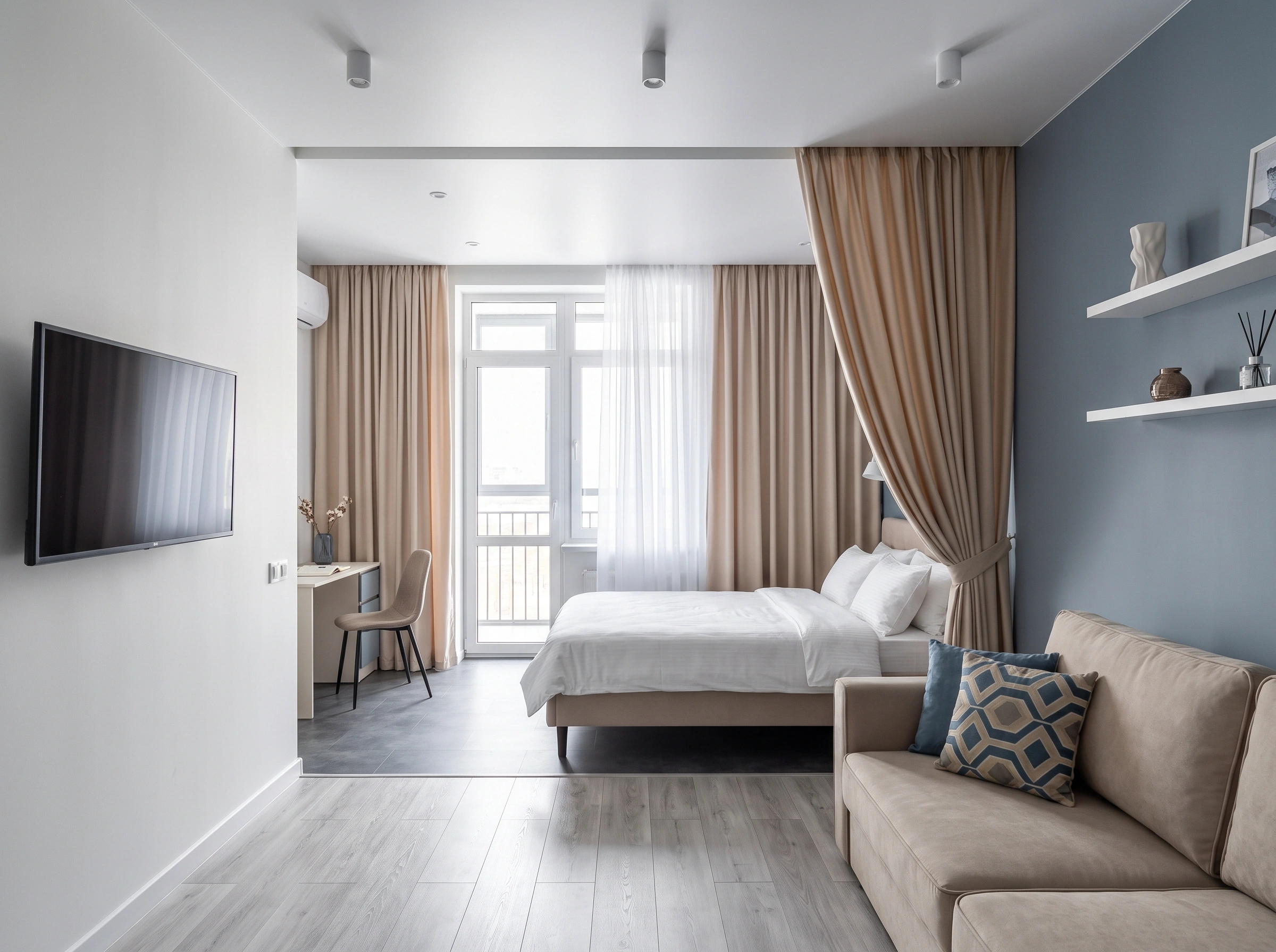 Studio Apartment Look Less Cluttered