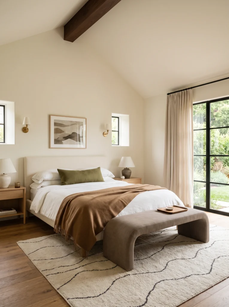 Bedroom Rug Ideas for Beige Bedrooms