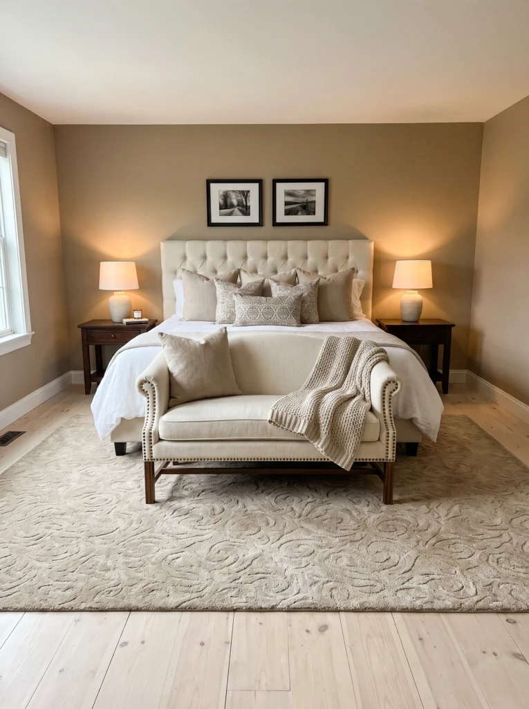 Bedroom Rug Ideas for Beige Bedrooms