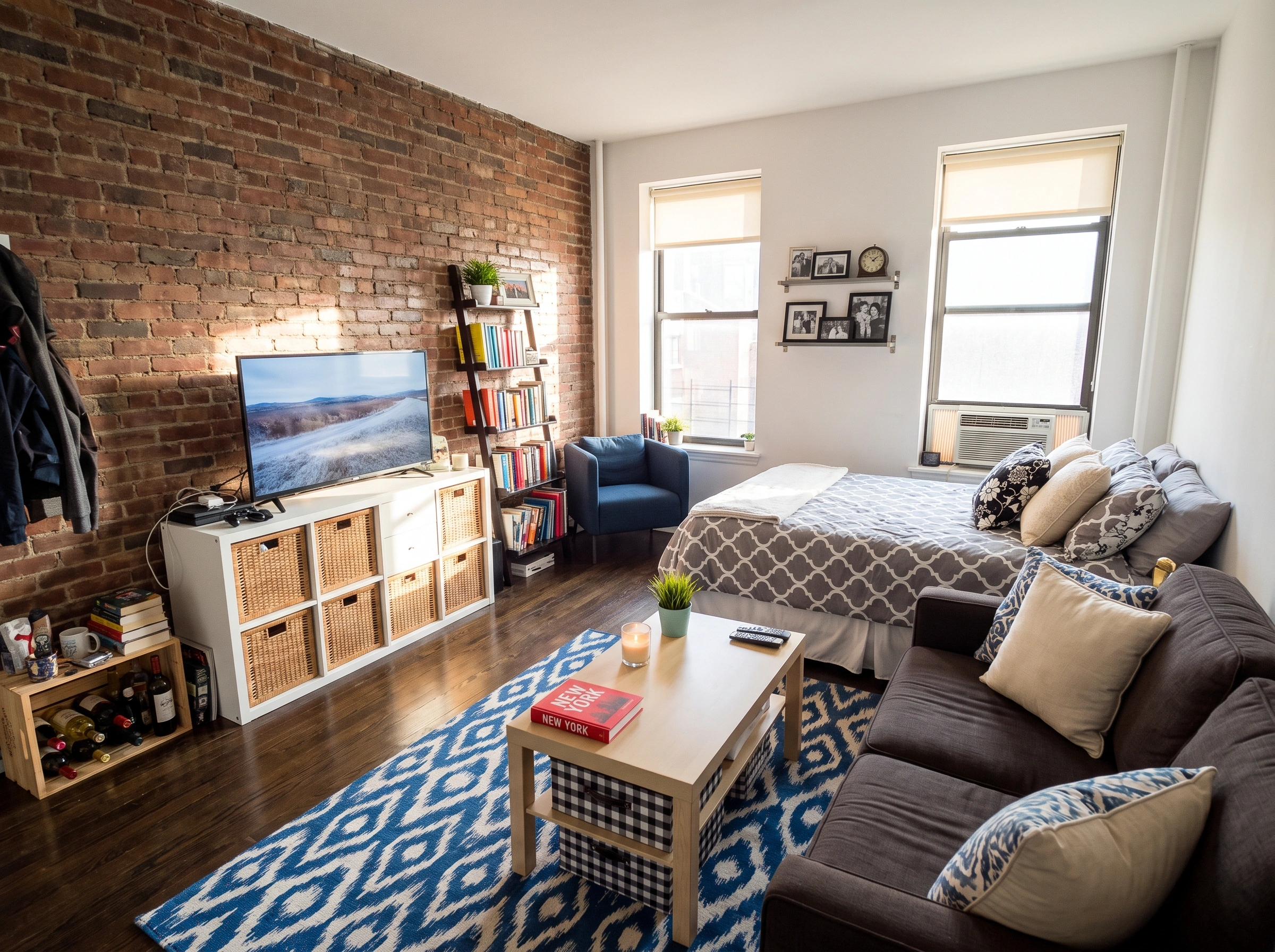 15 Creative Ways to Decorate a Studio Apartment