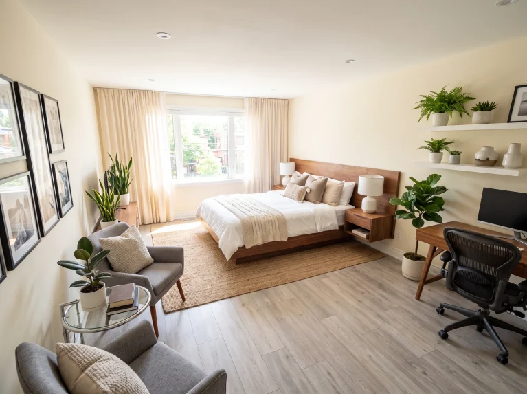 Warm and Cozy Studio Apartment Design Ideas