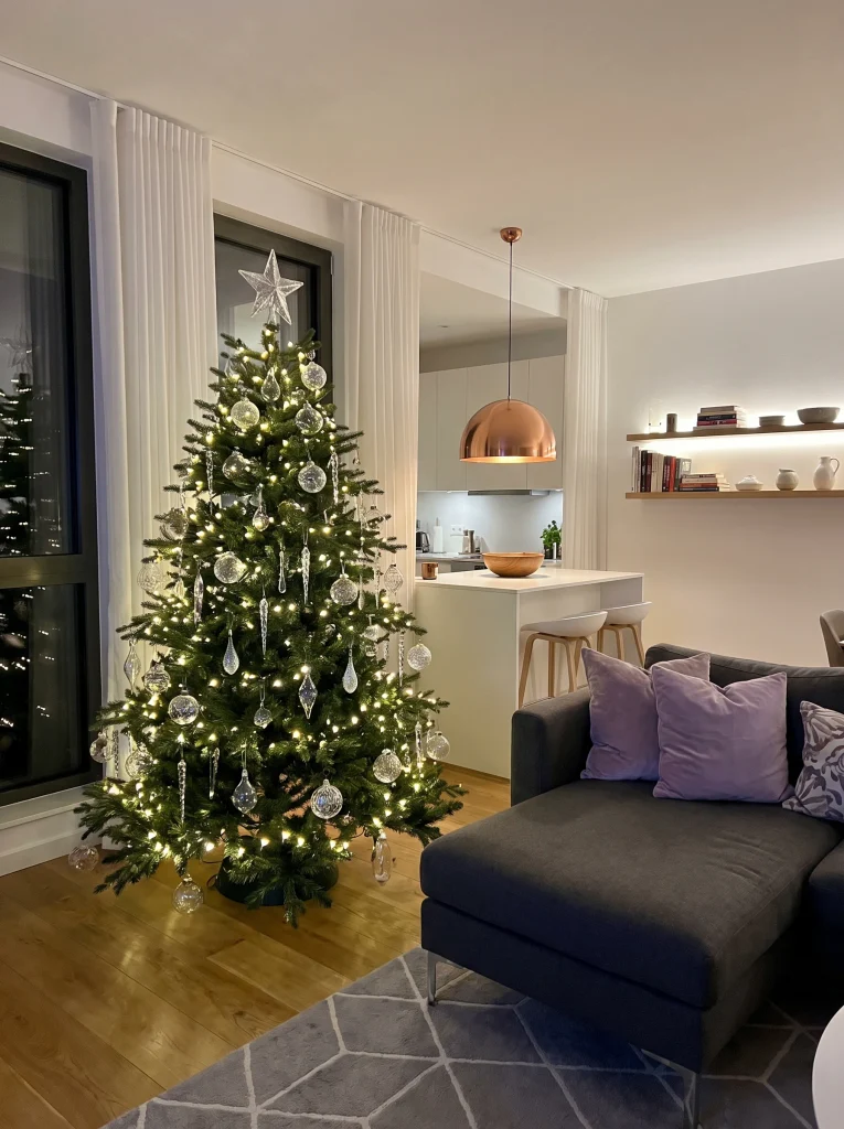 Glass Ornaments Christmas Tree