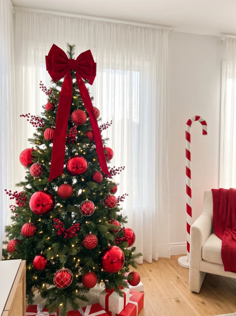  Red Christmas Tree Ideas 
