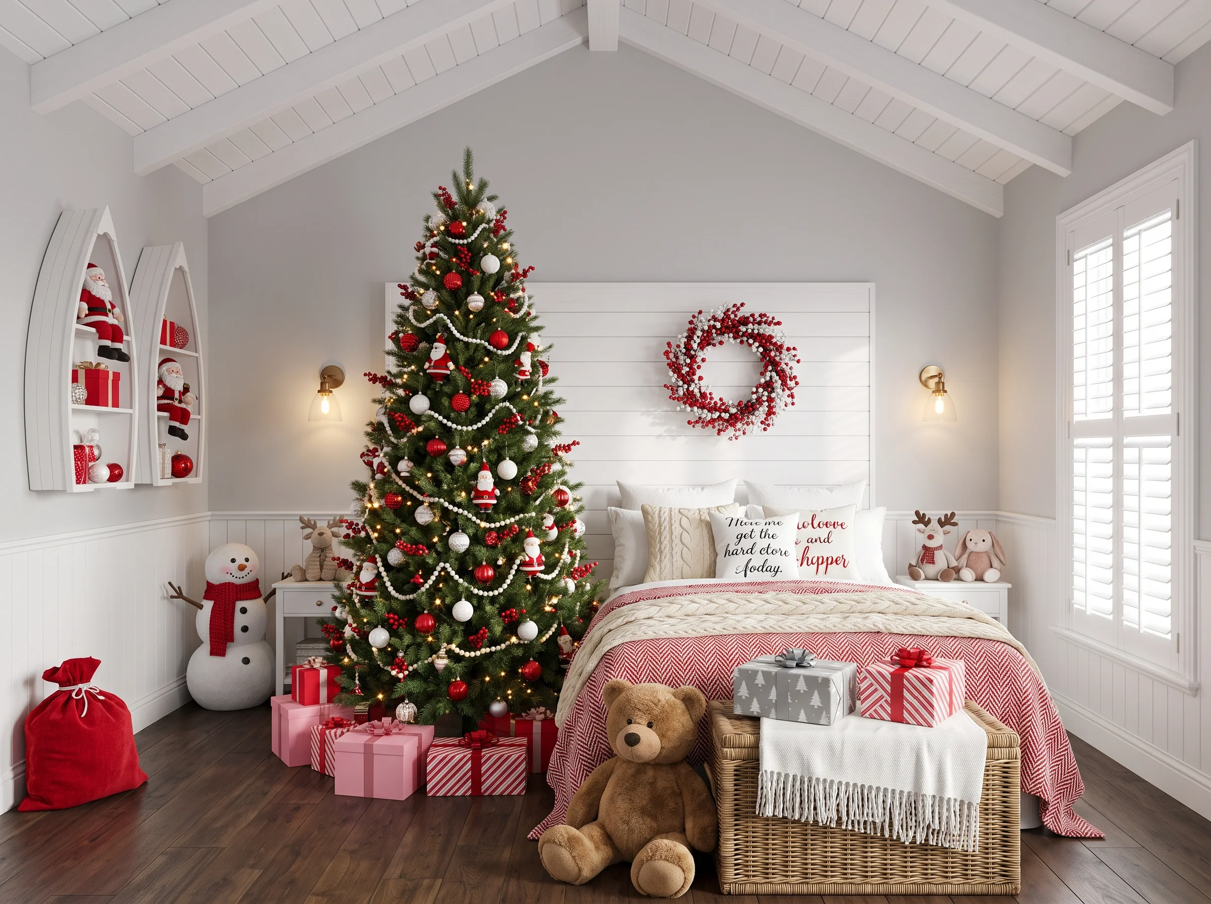 Aesthetic Christmas Bedroom Ideas