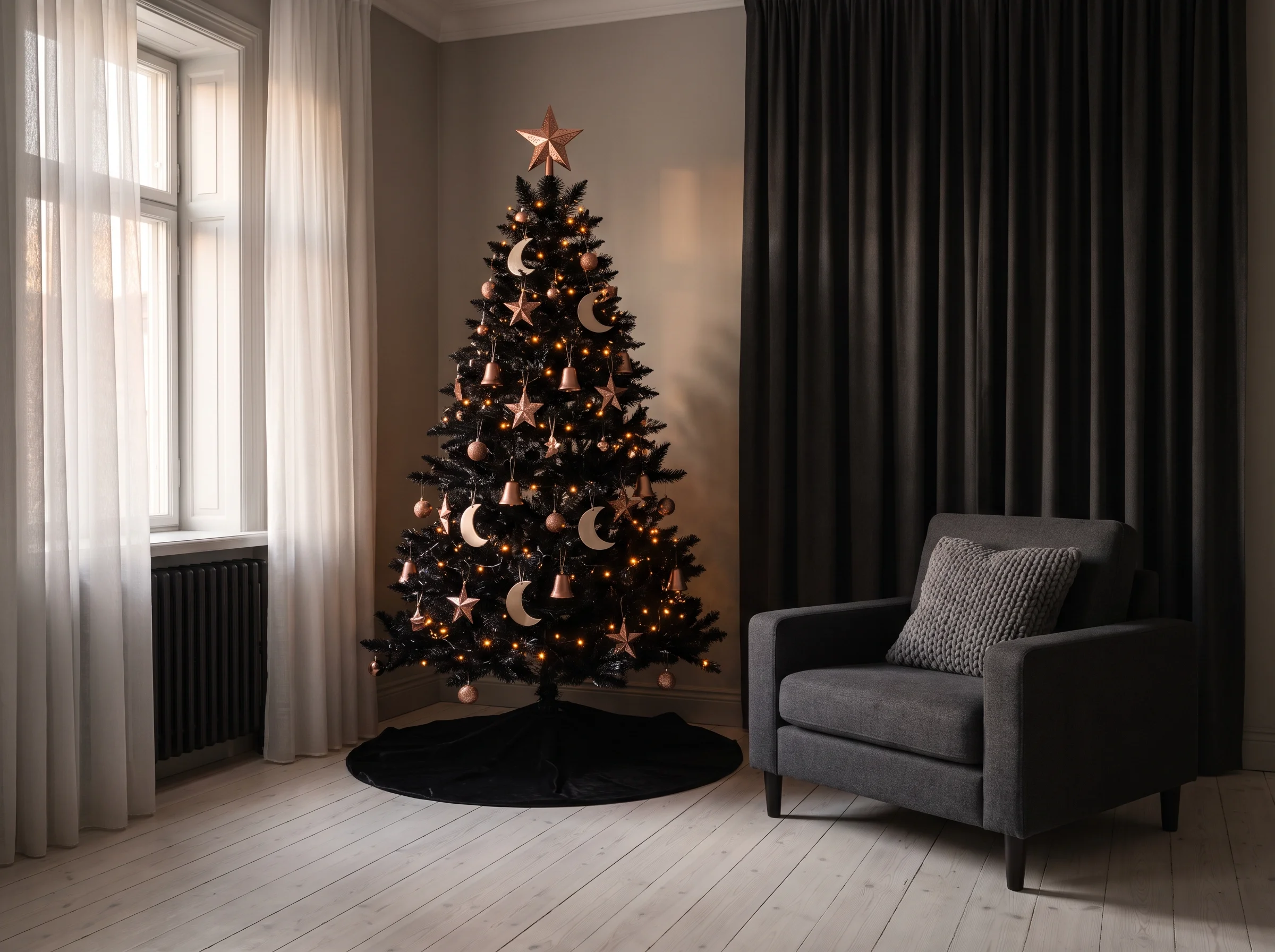 Black Christmas Tree Ideas