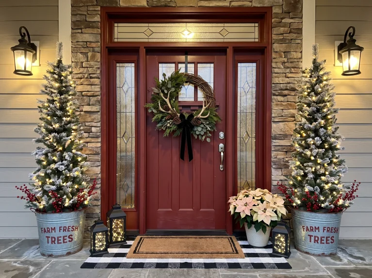 Charming Christmas Porch Ideas
