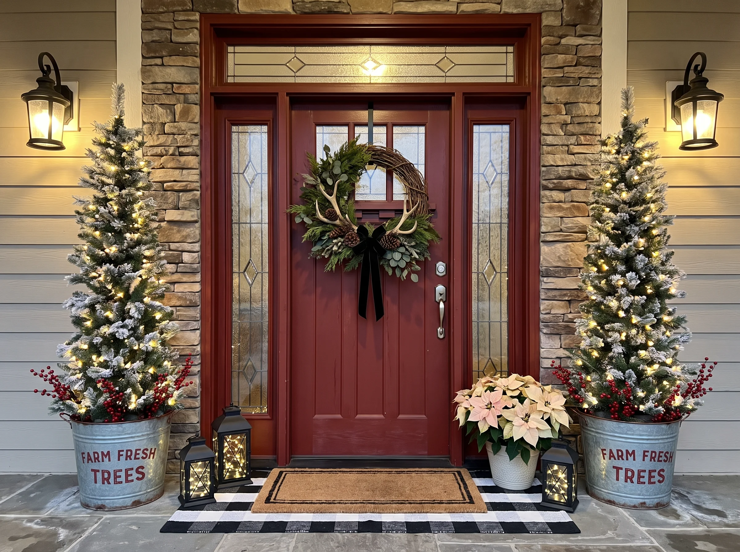 Charming Christmas Porch Ideas