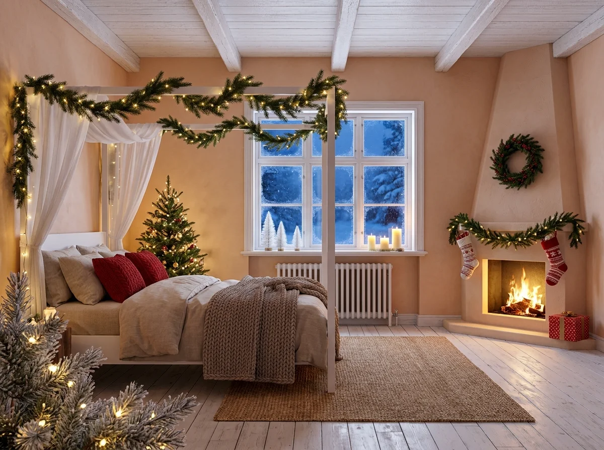 Christmas Bedroom Ideas for a Five-Star Holiday at Home