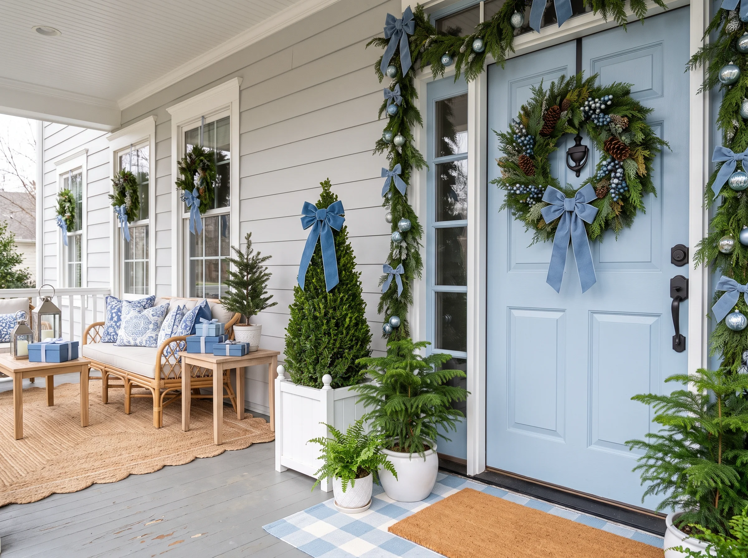 Front Porch Christmas Decor Ideas