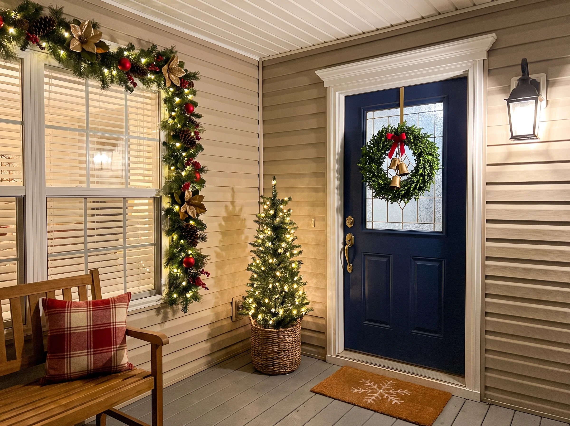 Inviting Front Porch Christmas Decor Ideas