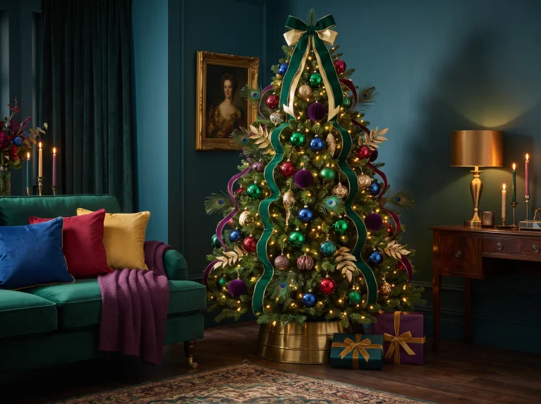 Jewel Tone Christmas Tree