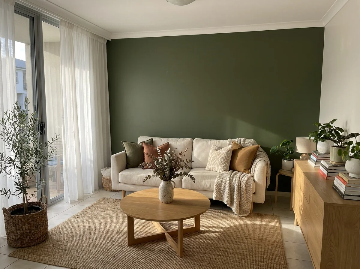 Olive Green Living Room Ideas