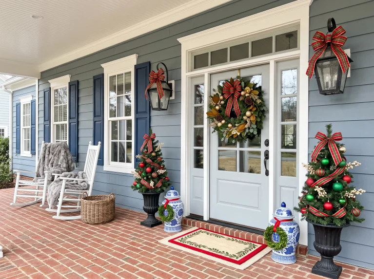 Front Porch Christmas Decor