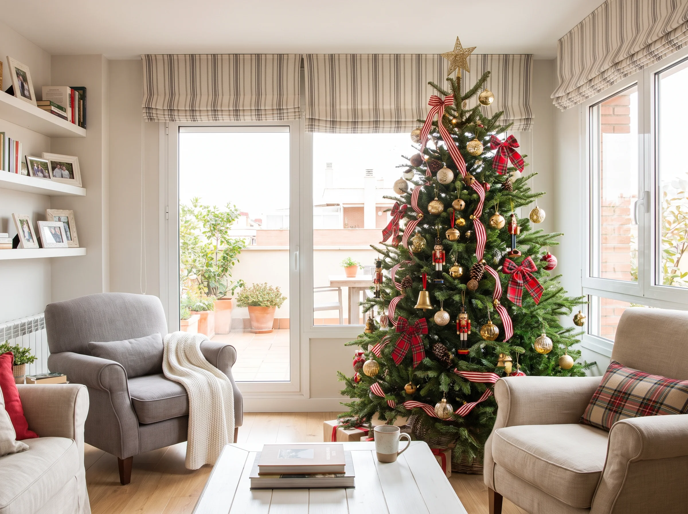 Ralph Lauren Christmas Tree Ideas for a Small Living Room