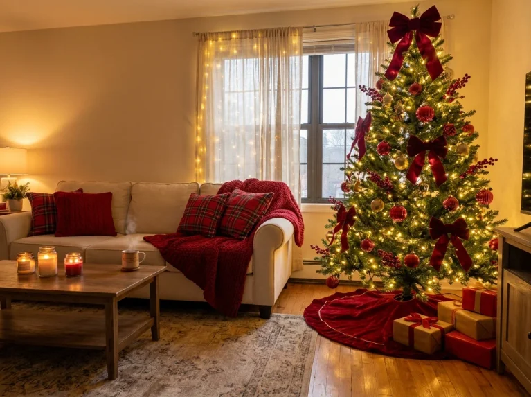 Red Christmas Tree Ideas That Feel Timeless and Cozy