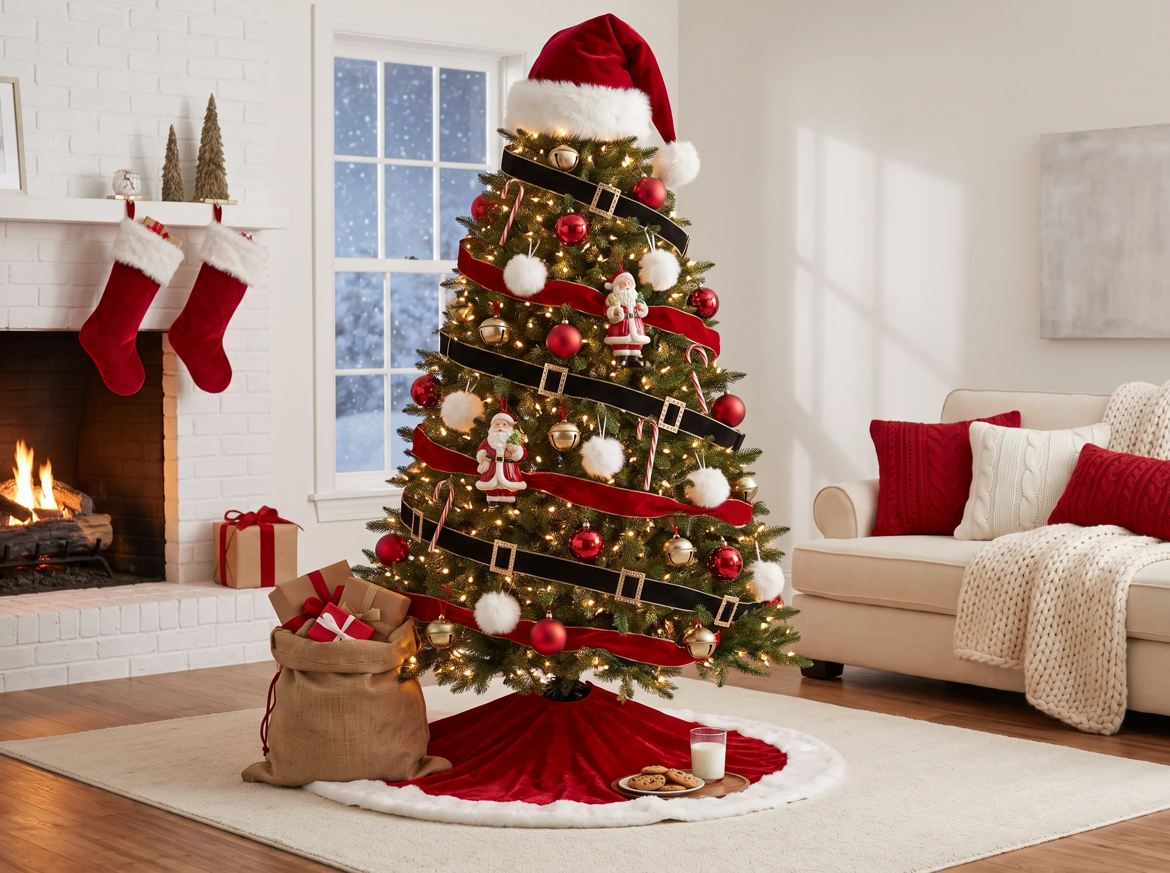 Santa Christmas Tree