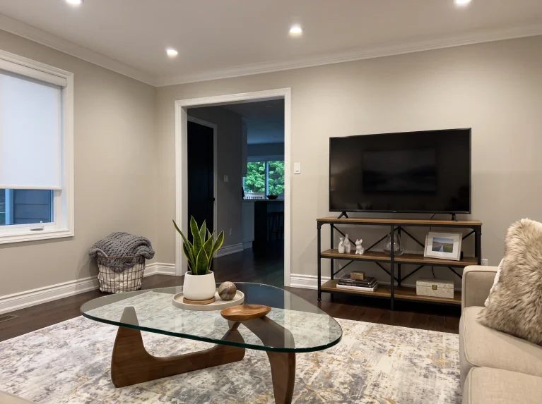 Small Corner TV Wall Design Ideas