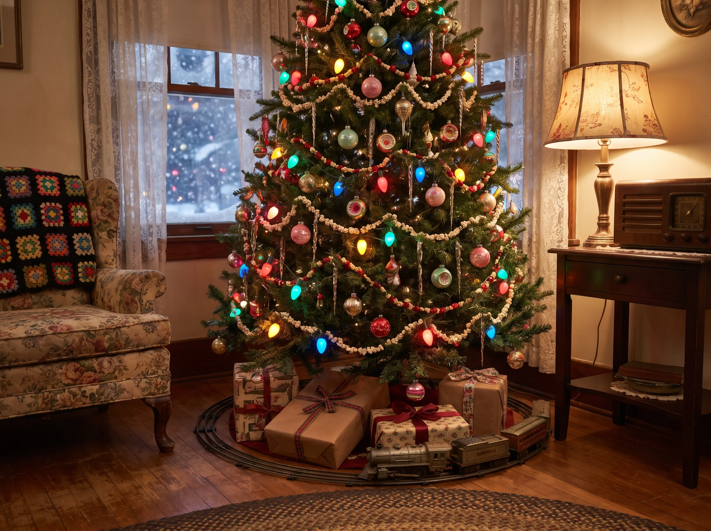 Vintage Christmas Tree
